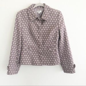 Ann Taylor LOFT Printed Blazer EUC